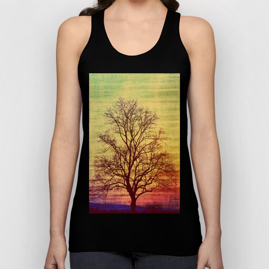 Bare Tree Vintage Unisex Tank Top