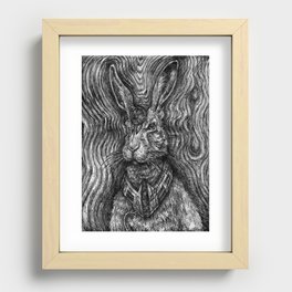 Hare Guardian Recessed Framed Print