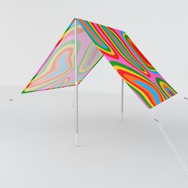 Abstract psychedelic LSD pattern  Sun Shade