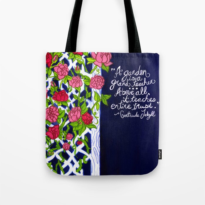 A Garden Is Teacher Tote Bag By Wikkinicks