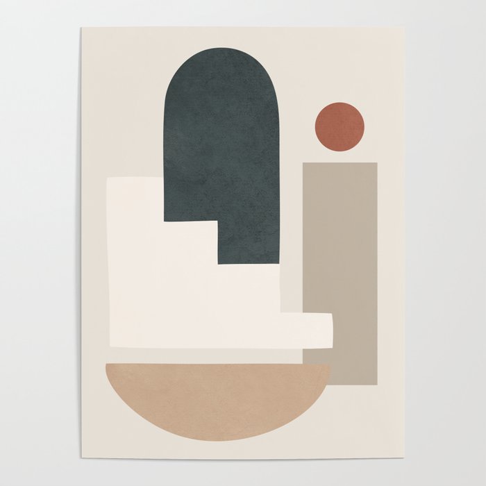 Minimal Shapes No.28 Poster