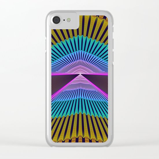 The feel of speed Clear iPhone Case