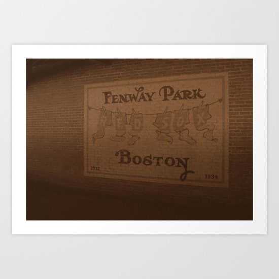 Fenway Park, 1912-1934 - Boston Red Sox Art Print
