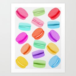 Macaron Rainbow Art Print