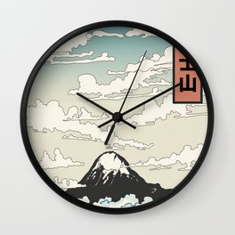 Mount Fuji Japan Wall Clock
