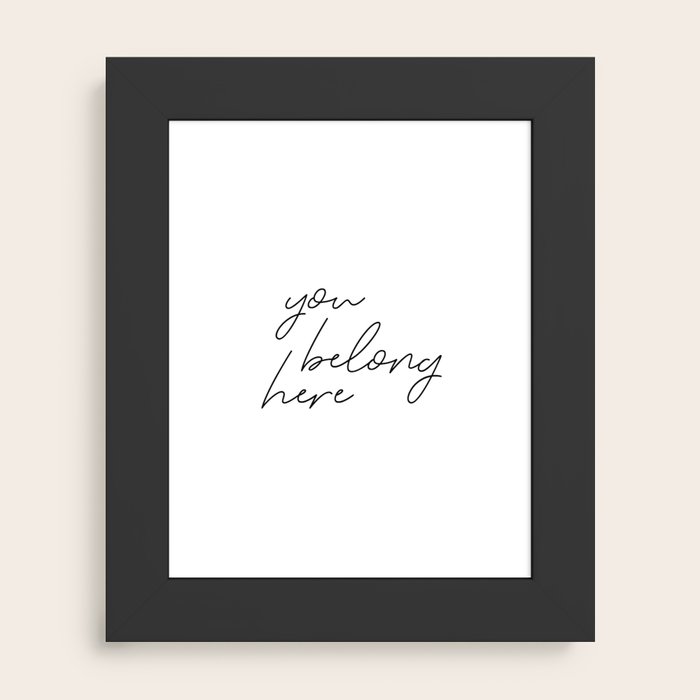 Framed Art Print