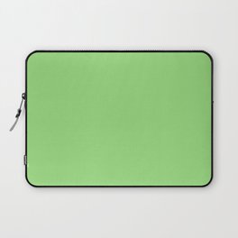 SPRING GREEN Pastel Solid Color Laptop Sleeve
