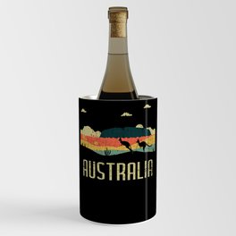Vintage Jump Kangaroo Australia Day Australian Wine Chiller