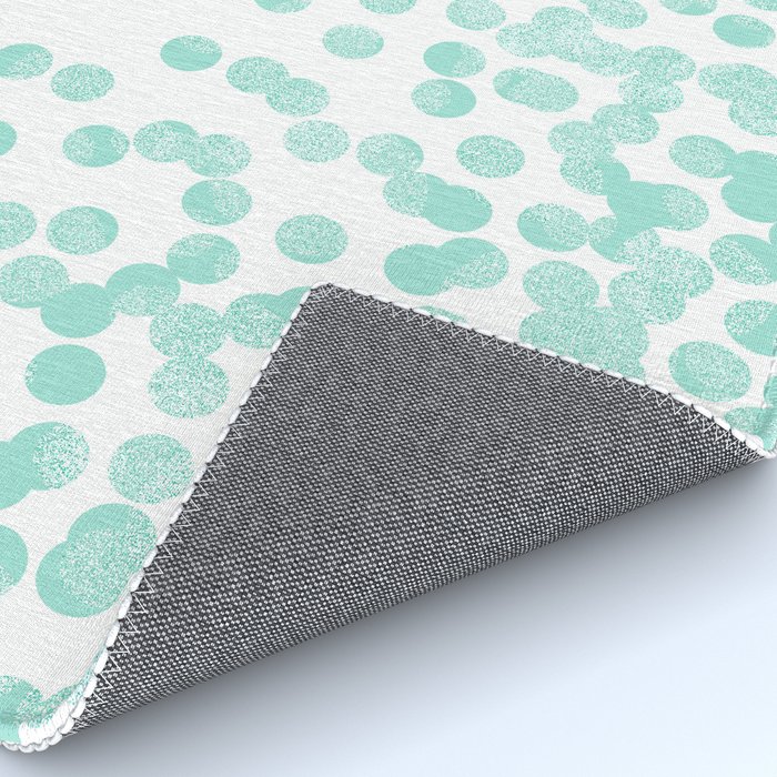 Scattered Glitter Dots In Mint Green Pistachio Cool
