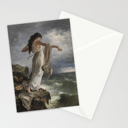 "Death of Sappho" by Miguel Carbonell Selva (1881) Stationery Card