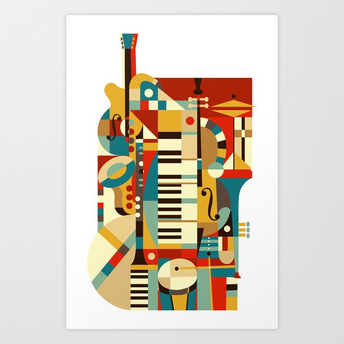 Jazz Fusion Art Print