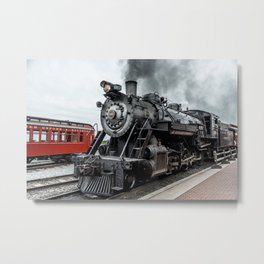 Strasburg Railroad Vintage Steam Locomotive Baldwin Train Engine Pennsylvania Metal Print | Railroad, Rail, Train, Color, Photo, Railfan, Engineer, Railway, Strasburg, Digital 