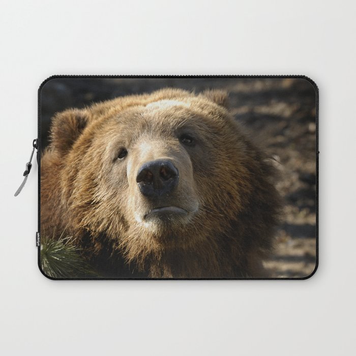 A big sad Teddy Bear Laptop Sleeve