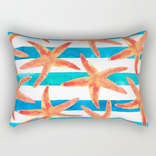 Starfish Tropics Rectangular Pillow
