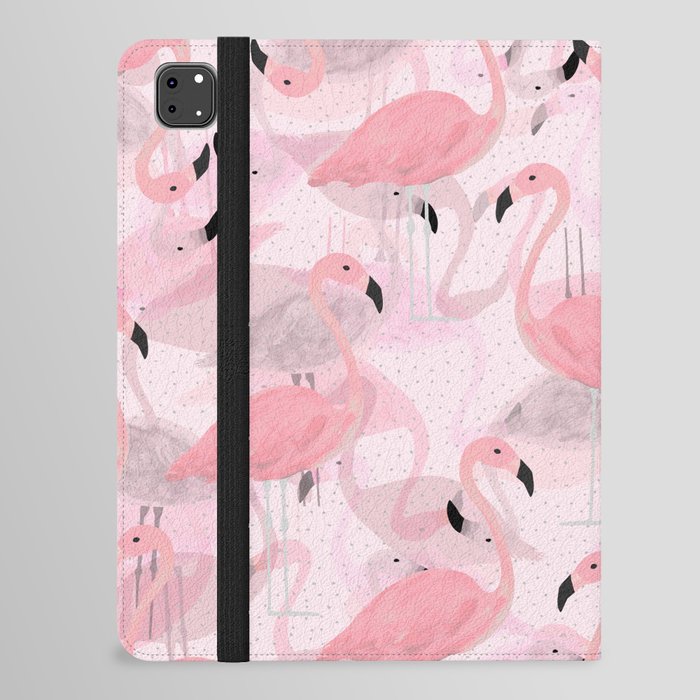 Flamingo Pattern iPad Folio Case