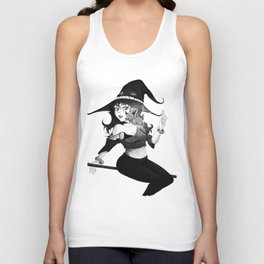 The Witch Pen and Ink Unisex Tank Top