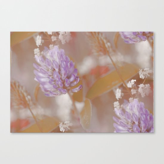 Flower Poetry In Nature Canvas Print