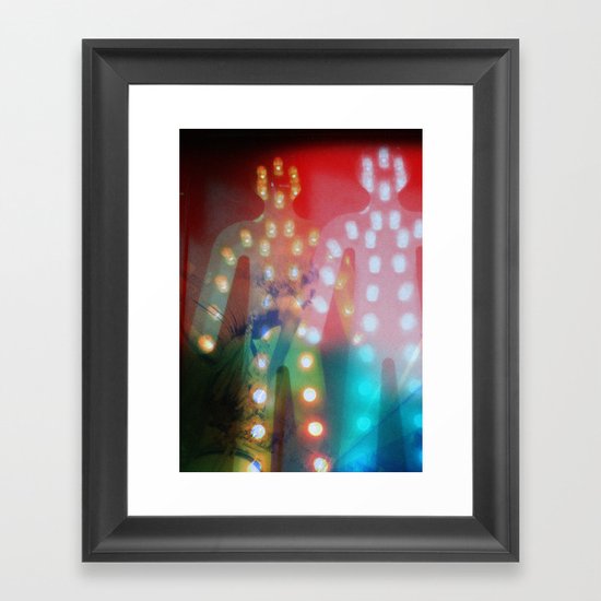 Stop, maybe Framed Art Print