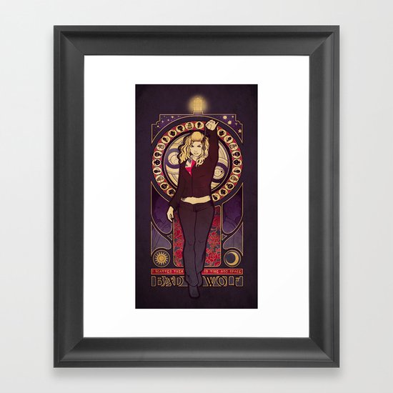 Bad Wolf Framed Art Print