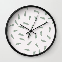 Scattered (Arcadia Green) Wall Clock