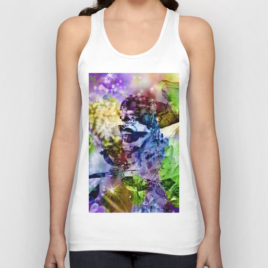 Oriental Dream of Beauty Unisex Tank Top