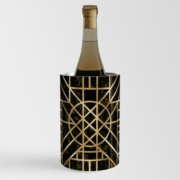 Art Deco design - velvet geo V Wine Chiller