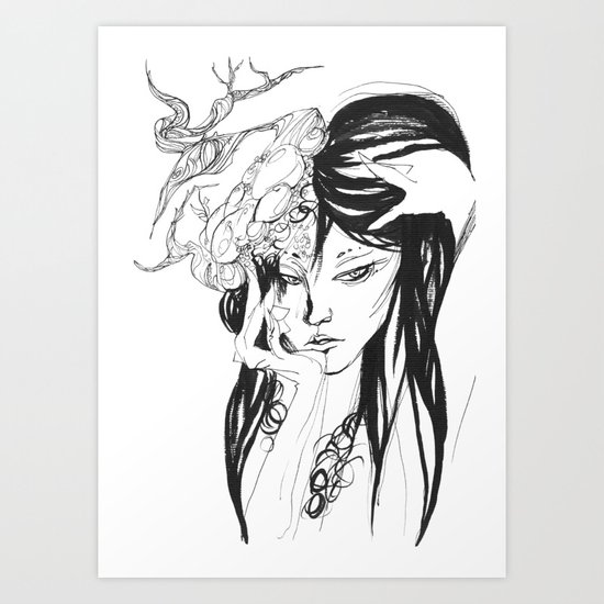 Eggs? Art Print