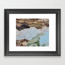 Mammoth Hot Springs Framed Art Print