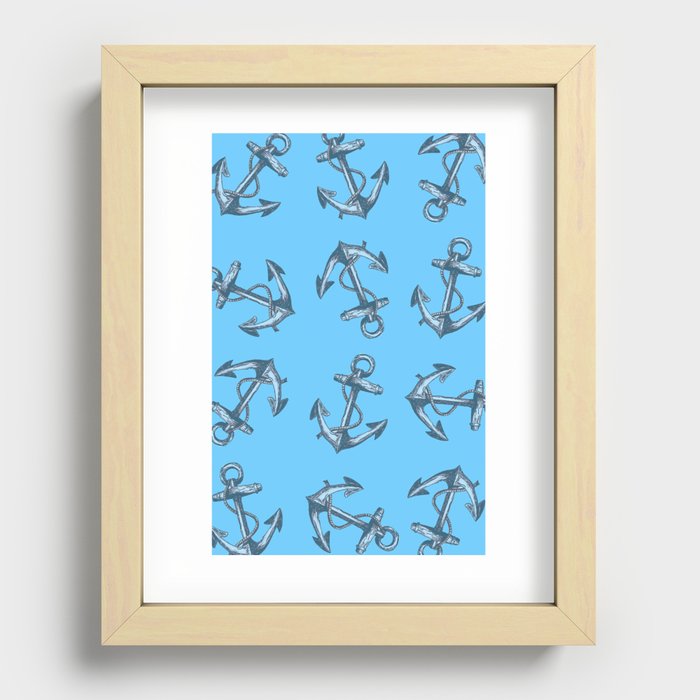 Anchors Recessed Framed Print