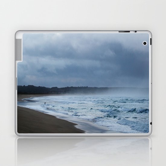 Fisherman at shore Laptop & iPad Skin