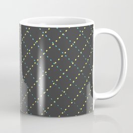 Lines Coffee Mug | Blue, Mellow, Exclusive, Pattern, Yellow, Colors, Digital, Gradient, Lines, Linear 