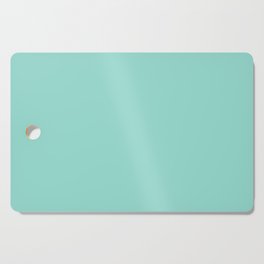 PALE ROBIN EGG solid color. Turquoise soft pastel shade plain pattern  Cutting Board