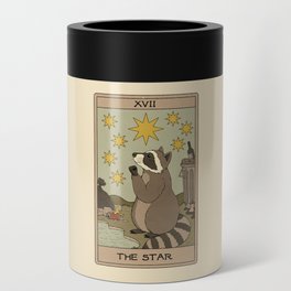 The Star - Raccoons Tarot Can Cooler