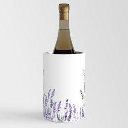 lavender watercolor horizontal Wine Chiller