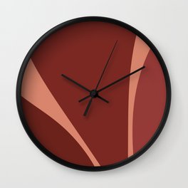 Minimalist Plant Abstract LXXXI Wall Clock
