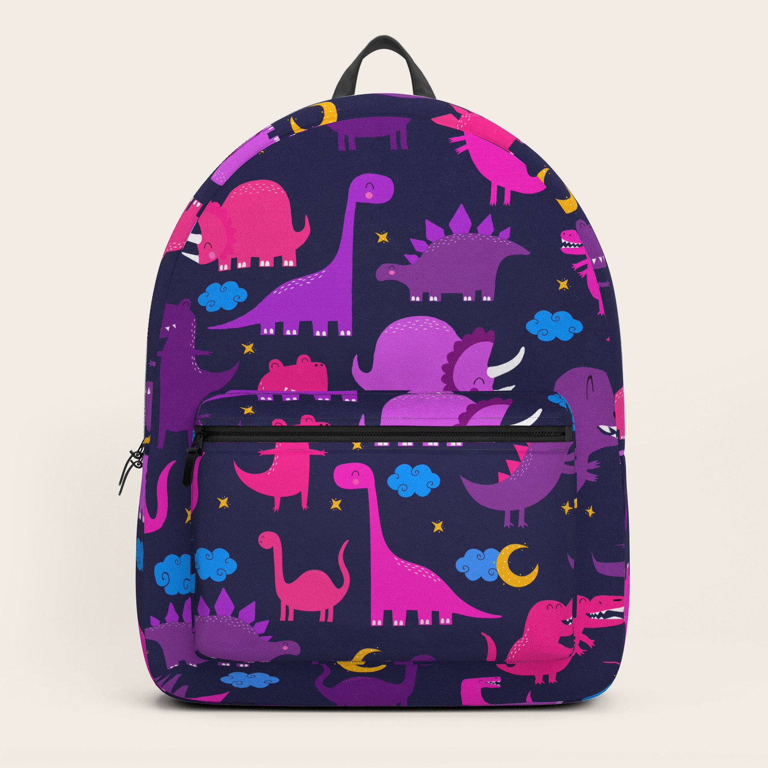 pink dinosaur backpack