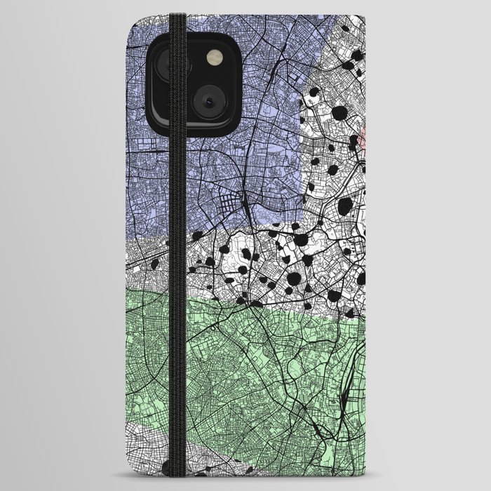 TOKYO Japan - collage city map iPhone Wallet Case