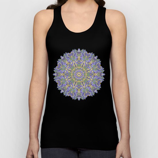 Mandala (Iris) Unisex Tank Top