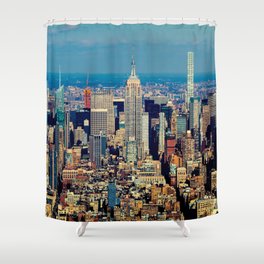 NYC Cityscape (Color) Shower Curtain