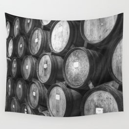 Stacked Barrels Wall Tapestry