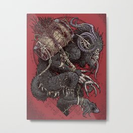 YULE - " Krampus " Metal Print
