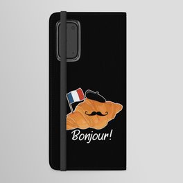 Bonjour French Croissant France Lover Android Wallet Case
