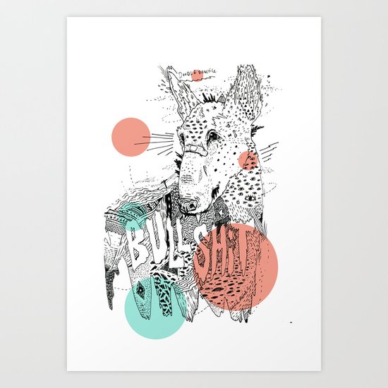 BULL II Art Print