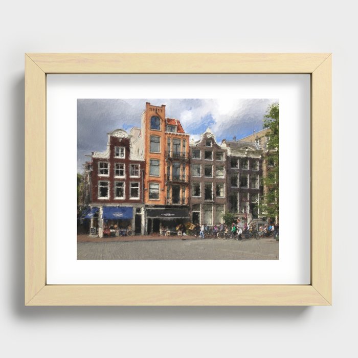 Amsterdam 4 Recessed Framed Print