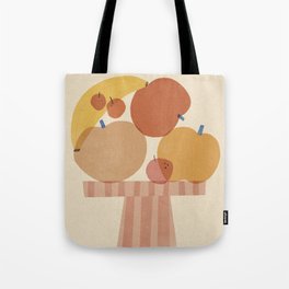 Fruits on the plate Tote Bag