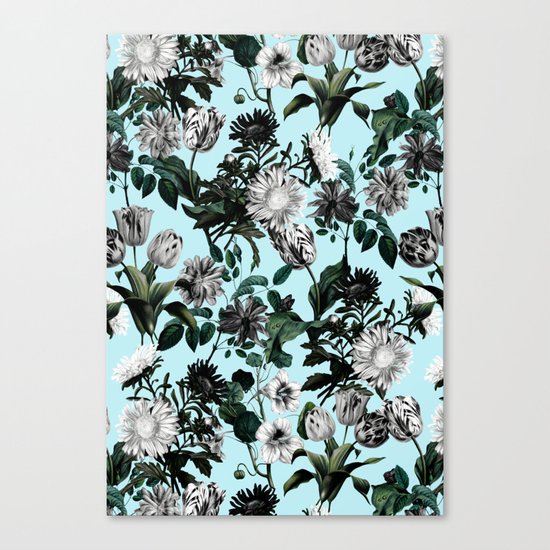 Summer Botanical Garden Canvas Print