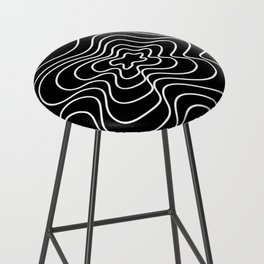 Abstract pattern - black and white. Bar Stool
