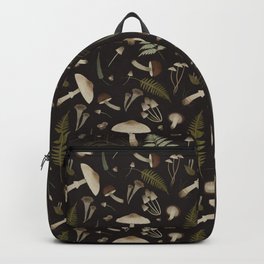 Mushroom pattern 1 black Backpack