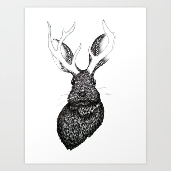 The Jackalope Art Print