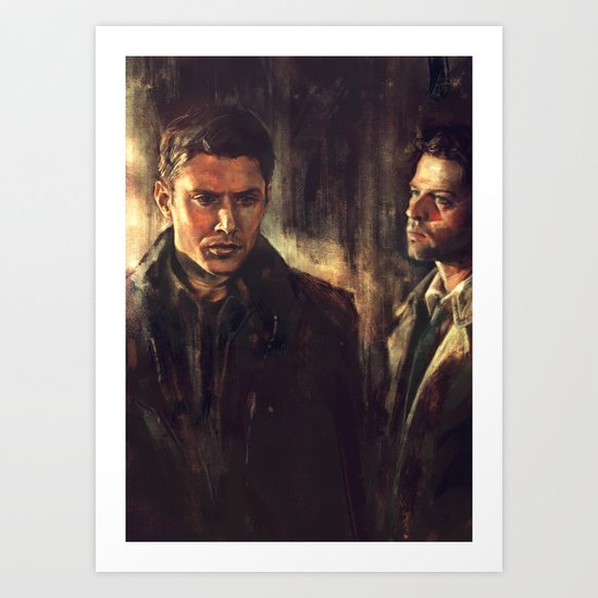 I Walk Beside You Art Print
